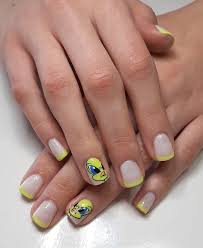 manicura francesa uñas cortas piolin