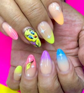 uñas babyboomer piolin