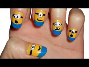 uñas cortas de minions